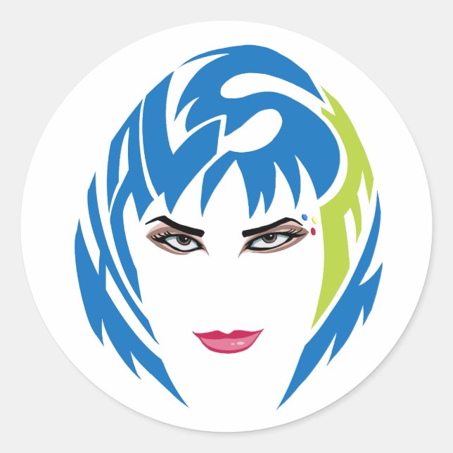 Adesivo Redondo Badlands Sticker (Frente)