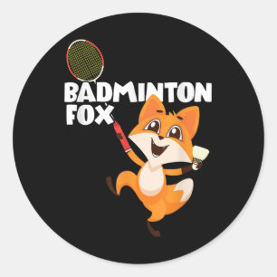 Adesivo Redondo Badminton Fox