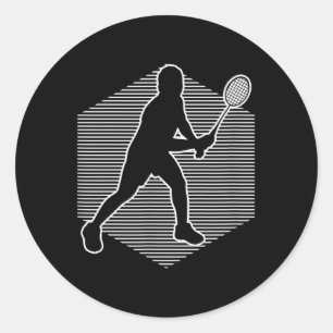 Adesivo Redondo Badminton Squash Mulheres Peteca Homens