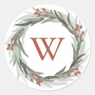 Adesivo Redondo Bagas do fosco, selo do envelope