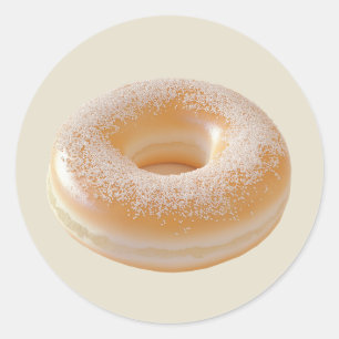 Adesivo Redondo Bagel salgado clássico