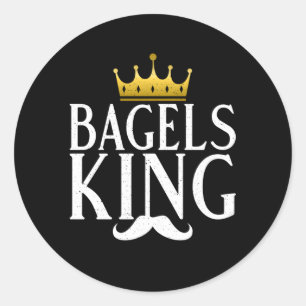 Adesivo Redondo Bagels King Bagel