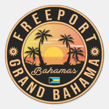 Bahamas Retro Sunset Souvenirs 60s