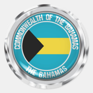 Adesivo Redondo Bahamas — Round Emblem