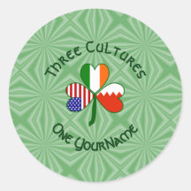 Bahrein Irlanda EUA Bandeira do Trevo Personalizad