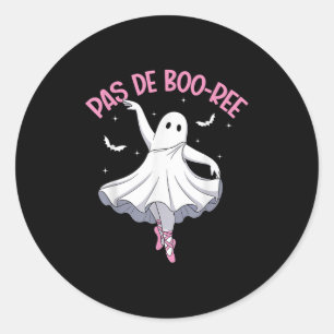 Adesivo Redondo Bailarina Bonita Dançarina de Ballet Halloween Mul