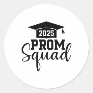 Adesivo Redondo Baile de formatura Squad 2025 Formando Funny Cl De