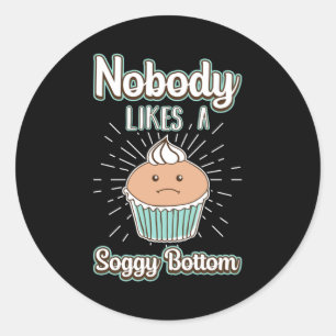 Adesivo Redondo Baker Bakery Baking Cake Bread Ideia de Assar