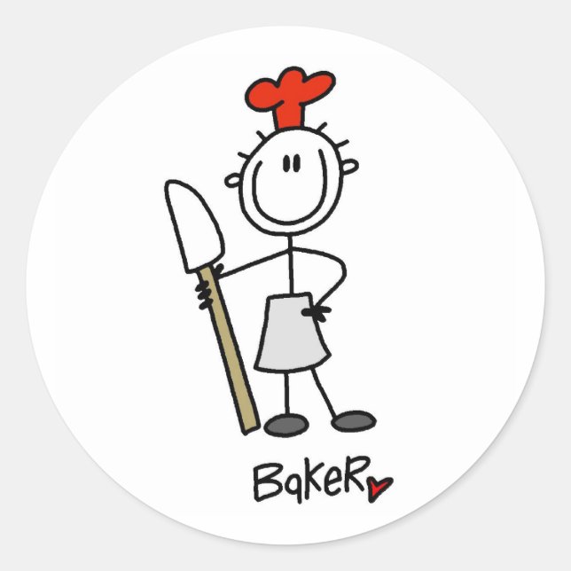 Adesivo Redondo Baker com Scraper (Frente)