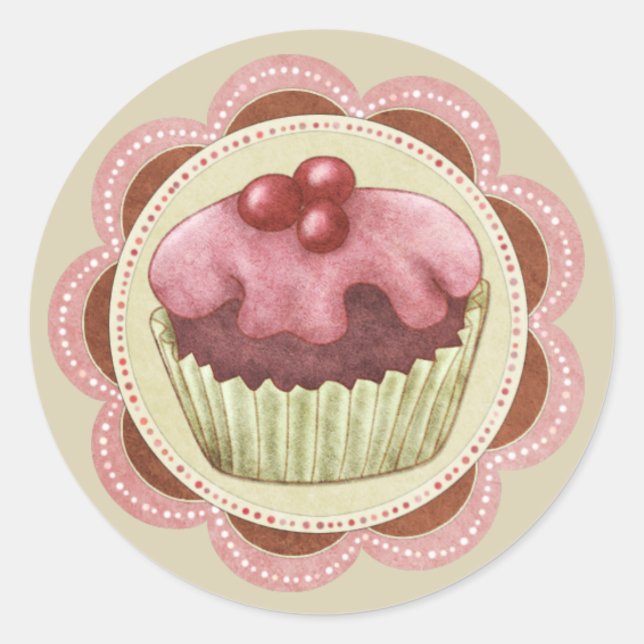 Adesivo Redondo Bakery Boutique - Sticker 4 (Frente)