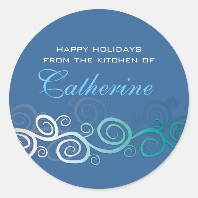 Adesivo Redondo Baking Personalizado, Emperramento, Biscoito (Frente)