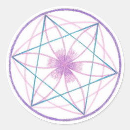 Adesivo Redondo Balanço Mandala