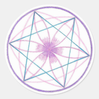 Adesivo Redondo Balanço Mandala