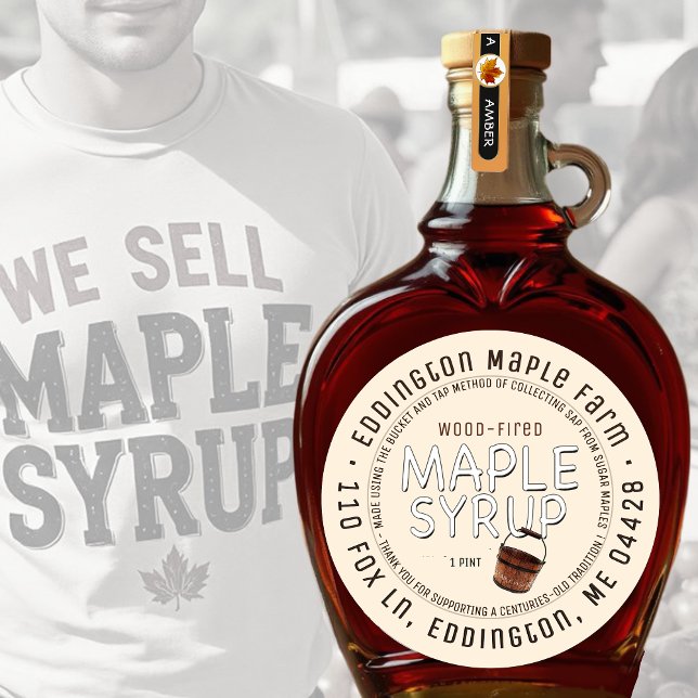 Adesivo Redondo Balde de método tradicional e arame de mapeamento (Criador carregado)