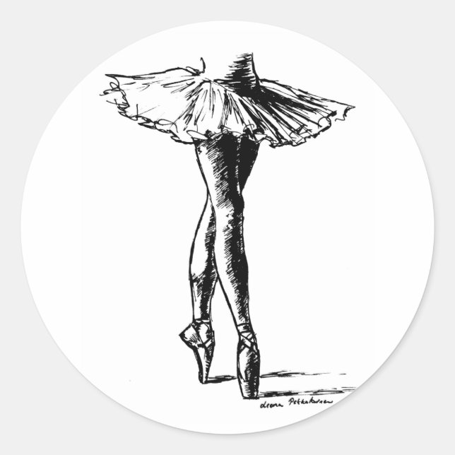 Adesivo Redondo Balé (Frente)