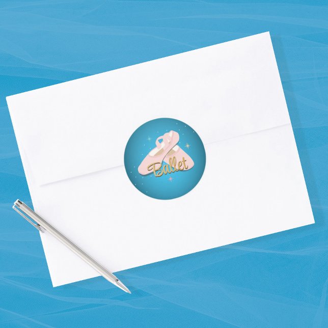 Adesivo Redondo Balé Rosa Hobby (Criador carregado)