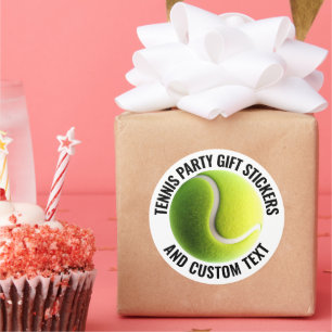 Adesivo Redondo Ball de 6 x Tênis com texto personalizado de 3"