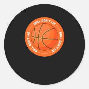 Adesivo Redondo Ball Dont Lie - Basquete