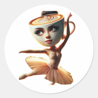 Adesivo Redondo Ballerina Cappuccina (Cenoura Italiana)