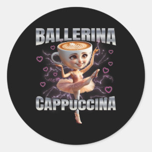 Adesivo Redondo Ballerina Cappuccino
