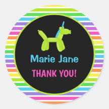 BALÕES DE ANIMAIS DE NASCIMENTO NEON