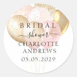 Adesivo Redondo Balões modernos, brilhantes