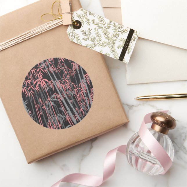 Adesivo Redondo Bambu 5 (Presentear)