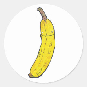 Adesivo Redondo banana