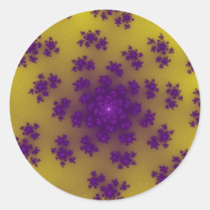 Adesivo Redondo Banana Floral Sprinkles