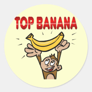 Adesivo Redondo Banana Superior
