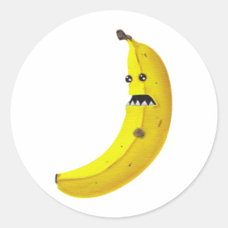 Adesivo Redondo Bananaaargh