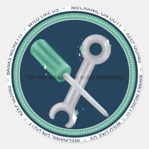 Adesivo Redondo Bancos Crachá - AC