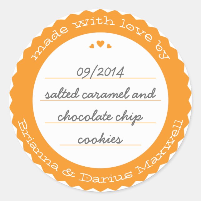 Adesivo Redondo Banda cozida Rota Dosagem Rótulo de Presente Círcu (Frente)