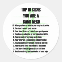 Banda Nerd superior 10