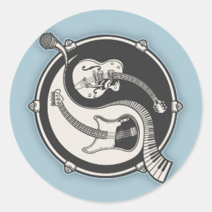 Adesivo Redondo Banda Yin