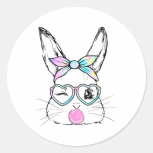 Adesivo Redondo Bandana Heart Gles Bubblegum