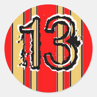 Adesivo Redondo Bandas 13