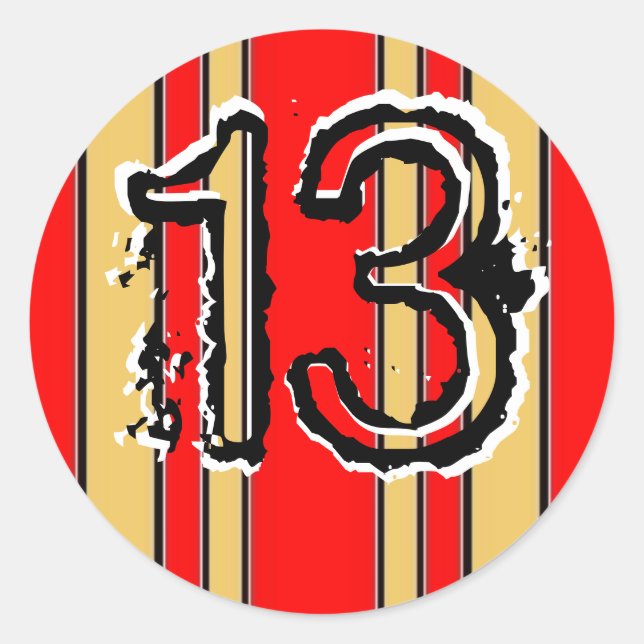 Adesivo Redondo Bandas 13 (Frente)