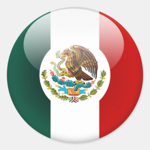 Adesivo Redondo Bandeira 2,0 de México