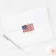 Adesivo Redondo Bandeira americana com 48 estrelas Whipple (Envelope)