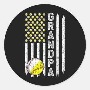 Adesivo Redondo Bandeira Americana Vovô Softll Venda Vovô