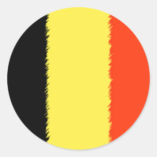Adesivo Redondo Bandeira belga