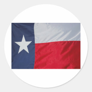 Adesivo Redondo Bandeira brandnew de Texas