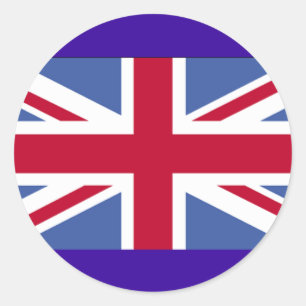 ADESIVO REDONDO BANDEIRA BRITÂNICA