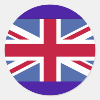 ADESIVO REDONDO BANDEIRA BRITÂNICA