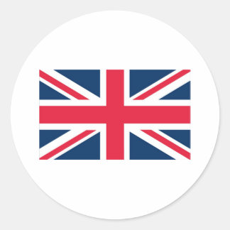 Adesivo Redondo Bandeira Britânica