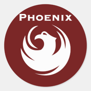 Adesivo Redondo Bandeira da cidade de Phoenix