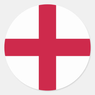Adesivo Redondo Bandeira da Inglaterra