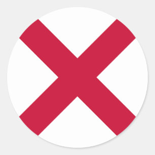 Adesivo Redondo Bandeira da Irlanda do norte