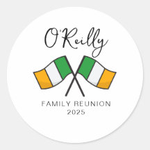 Bandeira da Irlanda Reunião de Família 